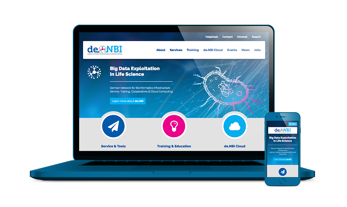 denbi joomla website frontend backend theme